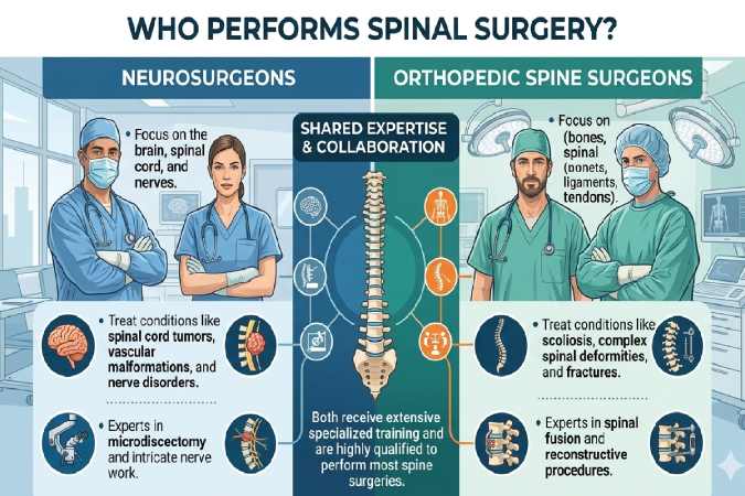 who performs spinal surgery