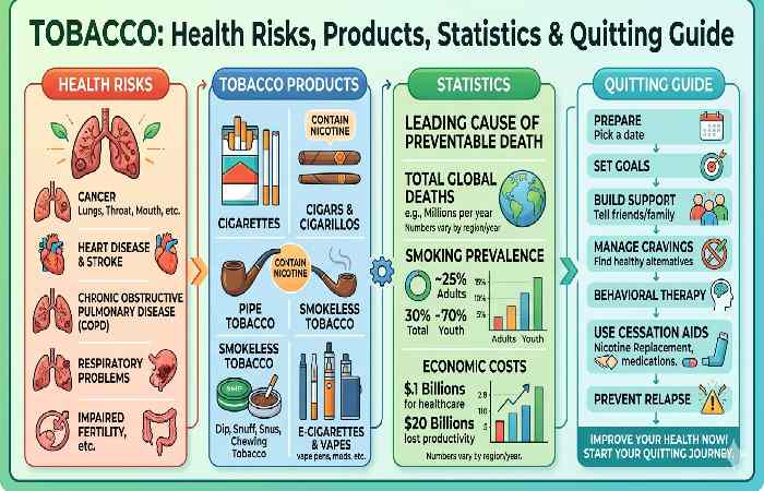 Tobacco: Health Risks, Products, Statistics & Quitting Guide