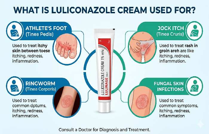 What is Luliconazole Cream Used For
