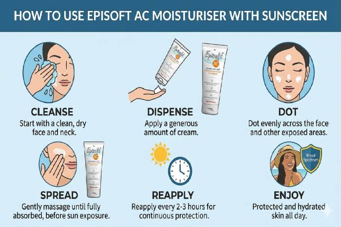 How to Use Episoft Sunscreen