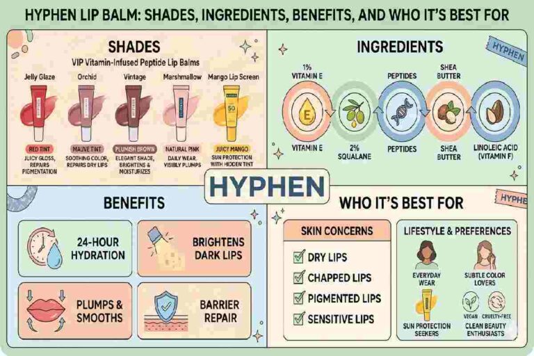 Hyphen Lip Balm_ Shades, Ingredients, Benefits